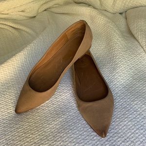 Frye Sienna Ballet flats Dark Taupe suede  7.5B